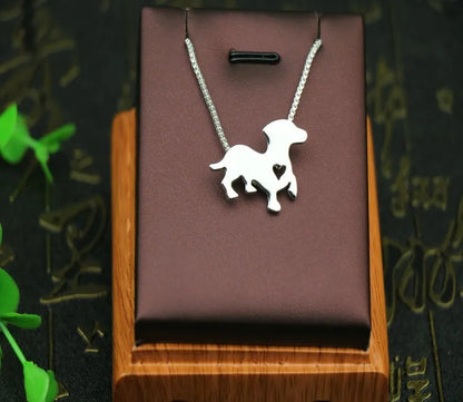 dachshund necklace dog pendant animal jewelry for birthday gift