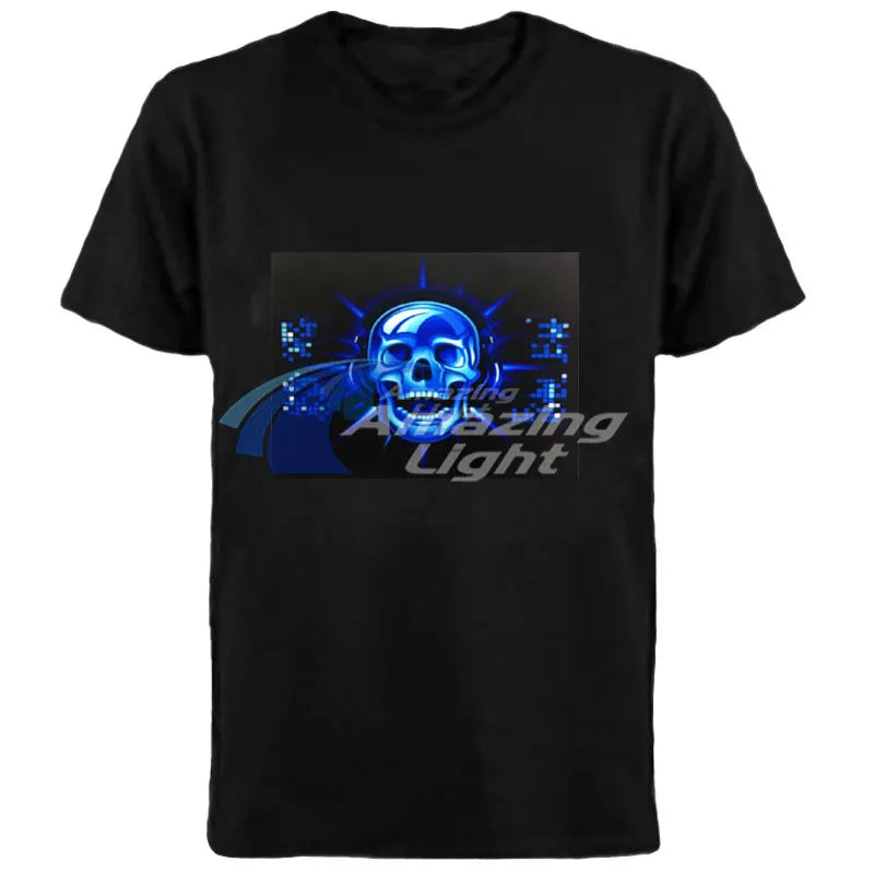 LED T-shirt. Reacts to sound and music. Be different, the future of T-shirt