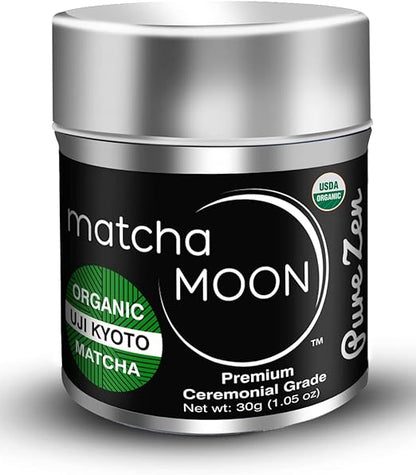 Organic Uji Matcha Kyoto Pesticide-Free Additive-Free Powder - Organic Ceremonial Grade Japanese Matcha 30g