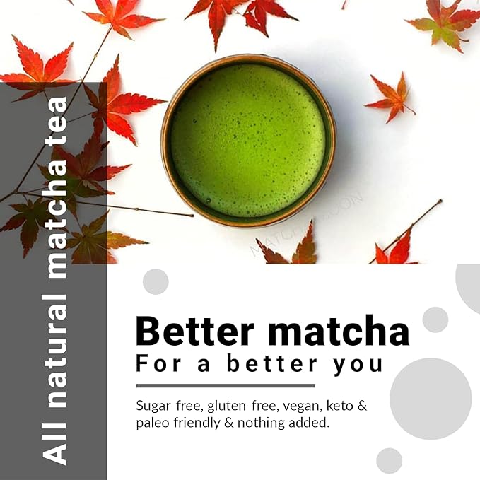 Organic Uji Matcha Kyoto Pesticide-Free Additive-Free Powder - Organic Ceremonial Grade Japanese Matcha 30g