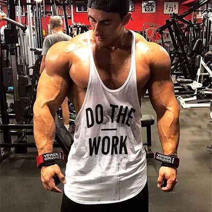 Gyms Workout Sleeveless Shirt Stringer Tank Top Men Bodybuilding Clothing Fitness Mens Sportwear Vests Muscle Singlets