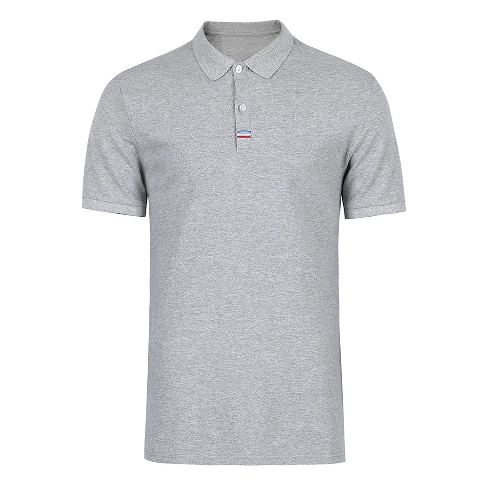 Pioneer Camp Brand Clothing Men Polo Shirt Men Business Casual Solid Male Polo Shirt Short Sleeve High Quality Pure Cotton