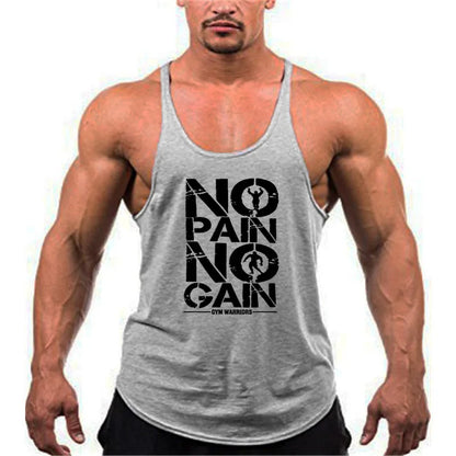 Gyms Workout Sleeveless Shirt Stringer Tank Top Men Bodybuilding Clothing Fitness Mens Sportwear Vests Muscle Singlets