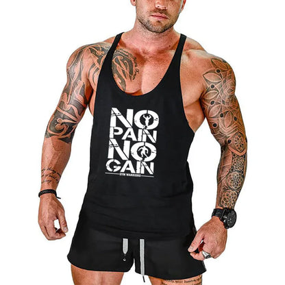 Gyms Workout Sleeveless Shirt Stringer Tank Top Men Bodybuilding Clothing Fitness Mens Sportwear Vests Muscle Singlets